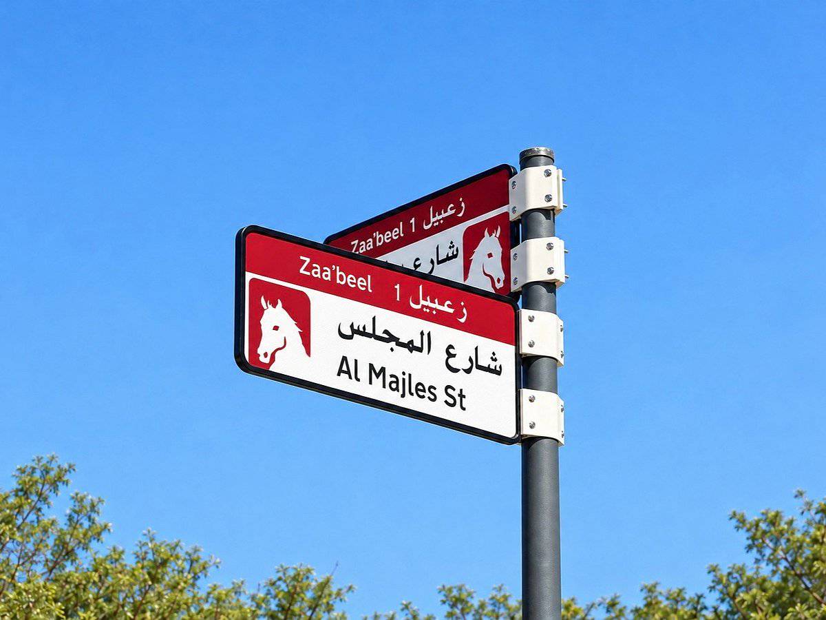 Dubai Rolls Out Colour-Coded Street Signs With QR Codes