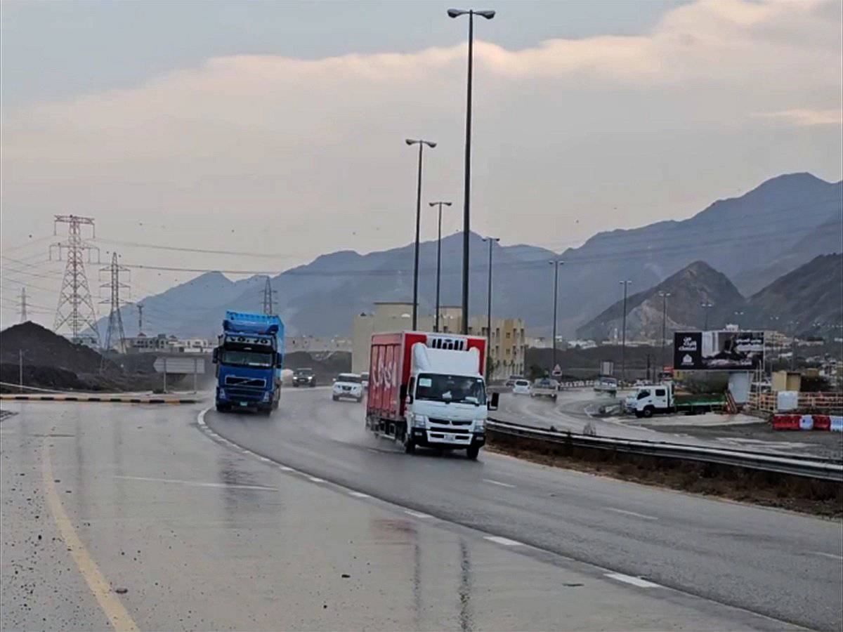 UAE Warns of Flash Flood Risk as Heavy Rain and Hail Hit Fujairah and Sharjah