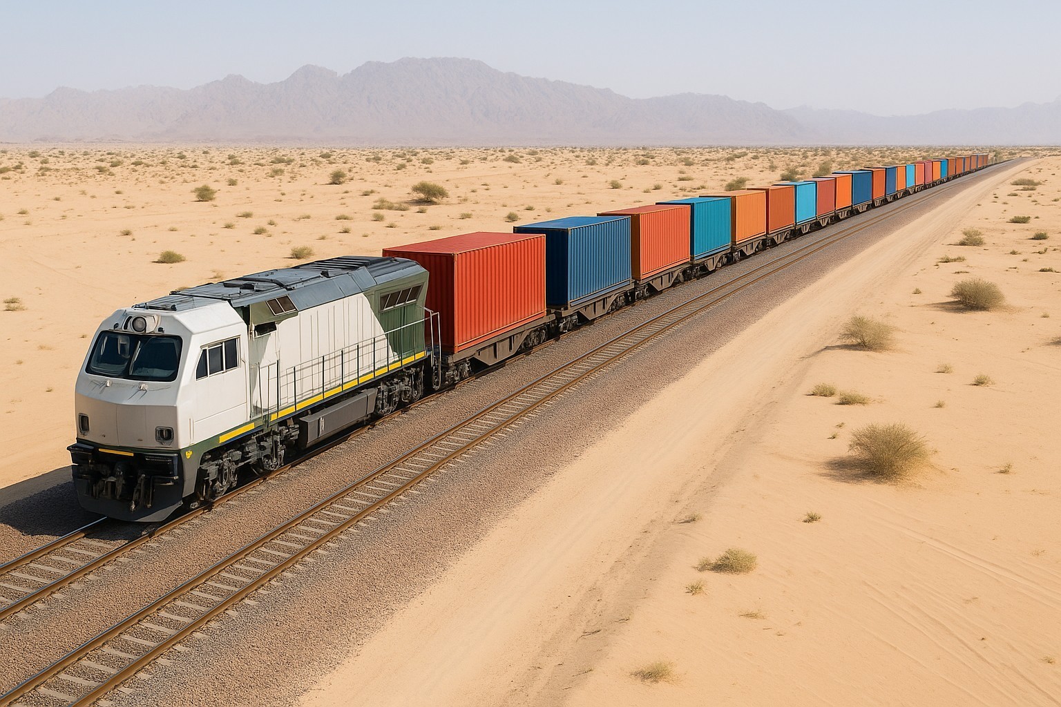راهاندازی سرویس ریلی بین امارات و عمان با ظرفیت ۱۹۳٫۲۰۰ TEU در سال
